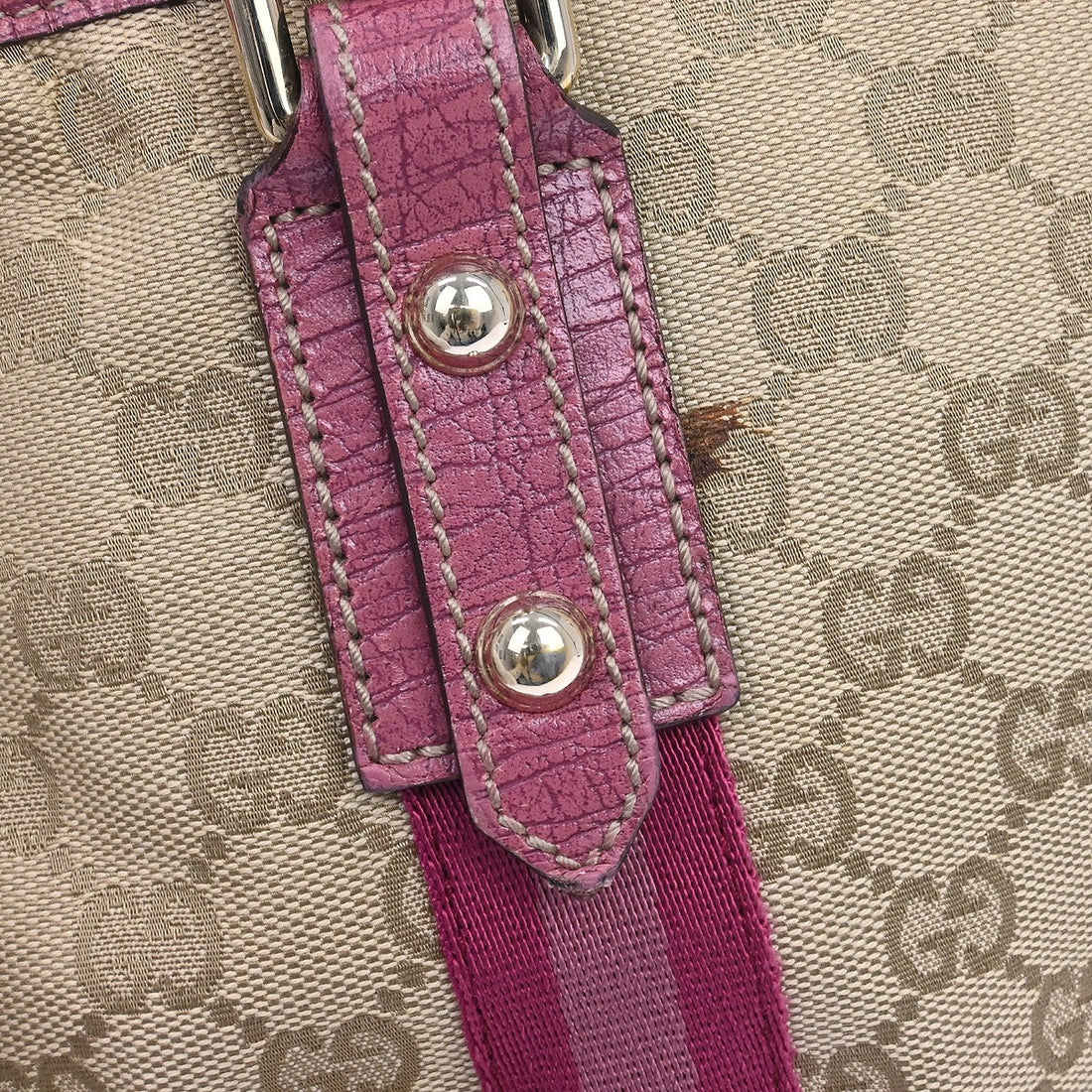 Borsa Gucci GG Tote Vintage in Tela Beige