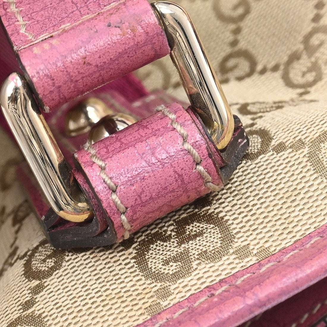 Borsa Gucci GG Tote Vintage in Tela Beige