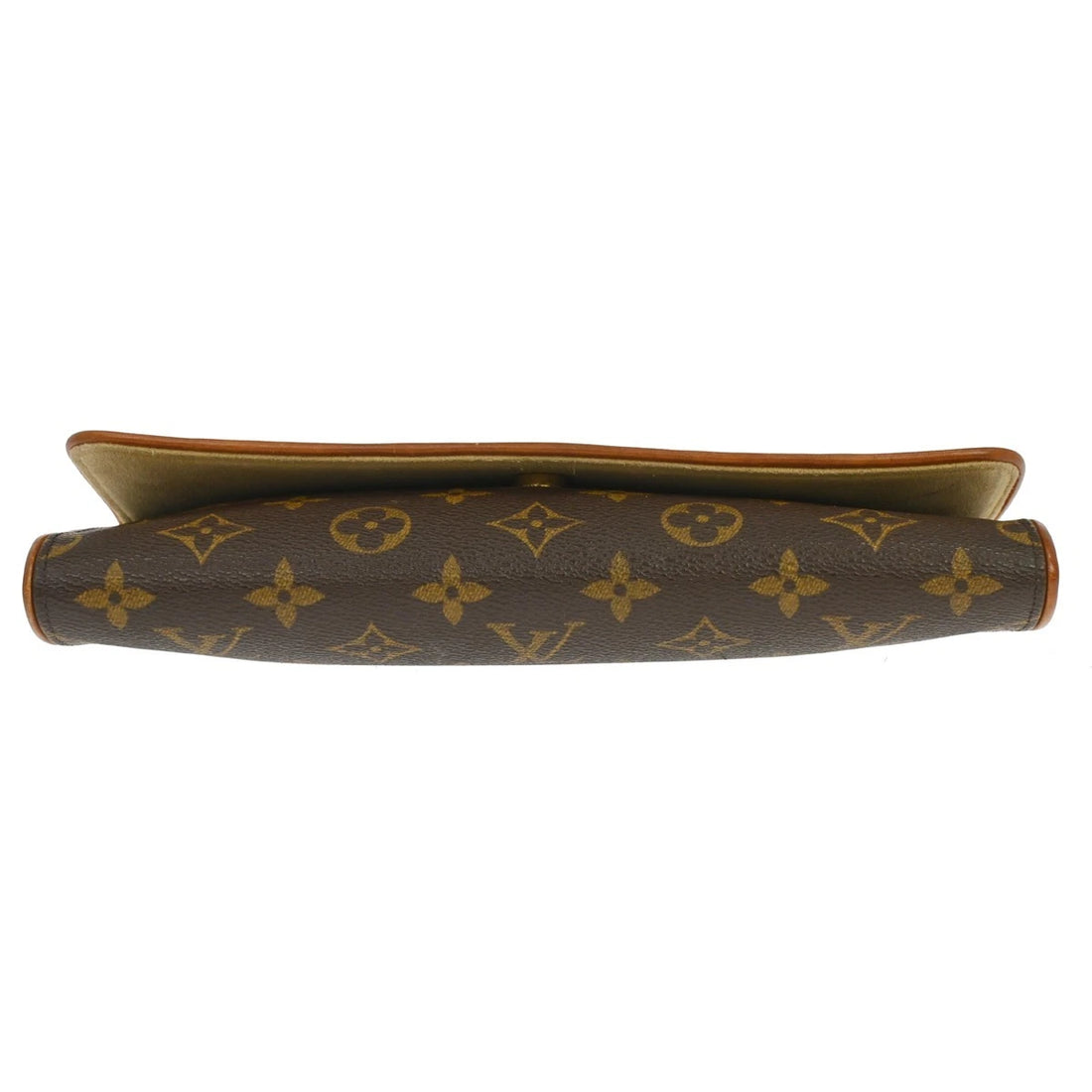 Borsa Louis Vuitton Pochette Twin GM Crossbody Bag Vintage in Monogram Canvas, Leather Marrone