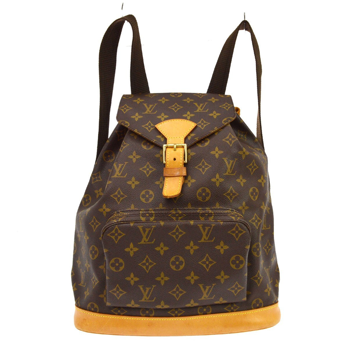 Zaino Louis Vuitton Montsouris GM Vintage in Tela Monogram