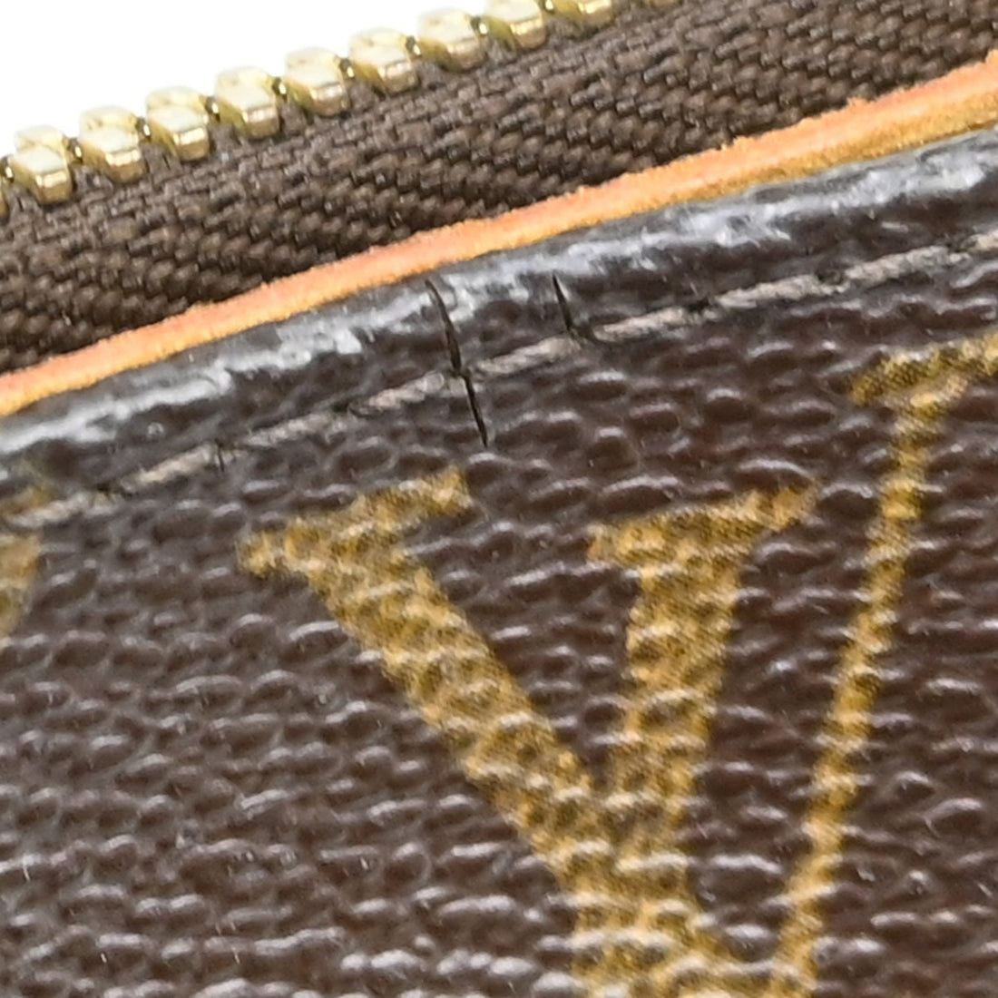Borsa Louis Vuitton Popincourt Long Vintage in Tela Monogram Marrone