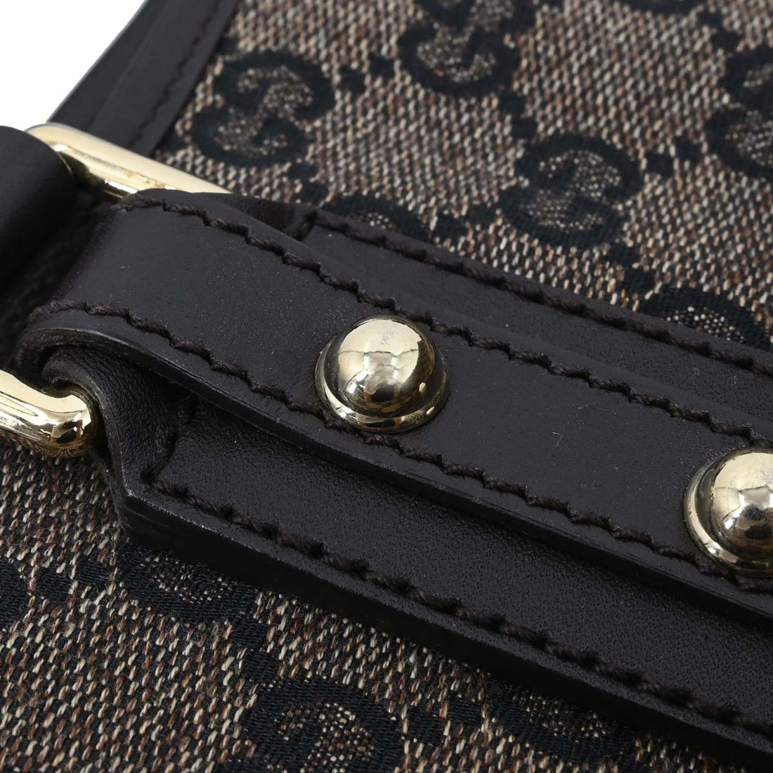 Borsa Gucci GG Tote Vintage in Tela Marrone