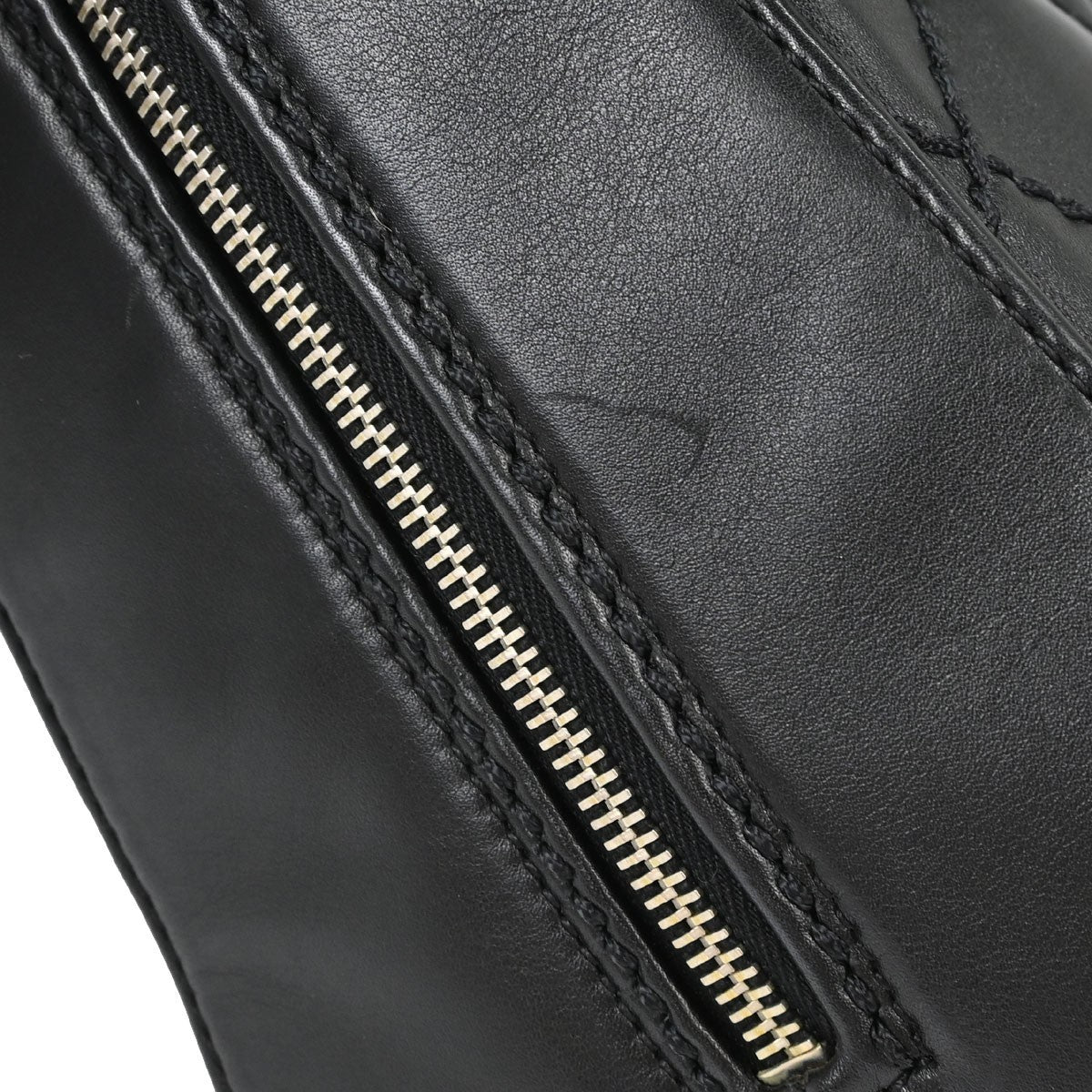 Borsa Chanel Wild Stitch Vintage in Pelle di Vitello Nera