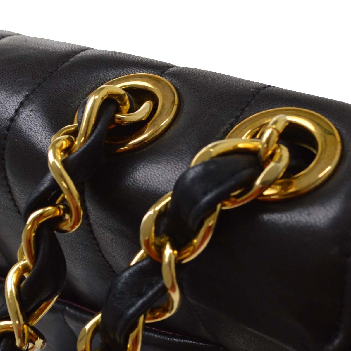 Chanel Black Lambskin Mademoiselle Jumbo Classic Flap Bag