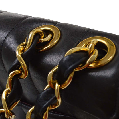 Chanel Black Lambskin Mademoiselle Jumbo Classic Flap Bag
