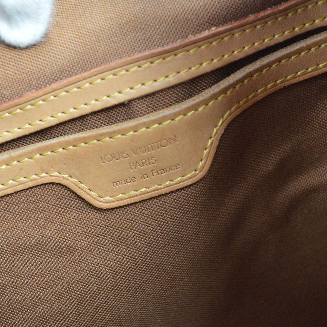 Borsa Louis Vuitton Montsouris GM Vintage in Tela Monogram e Pelle Marrone