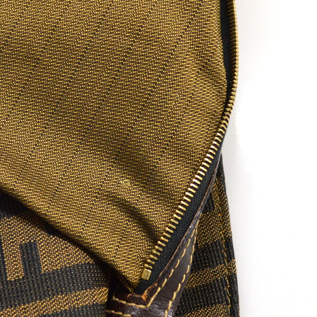 Borsa Fendi Zucca Vintage in Tela Marrone