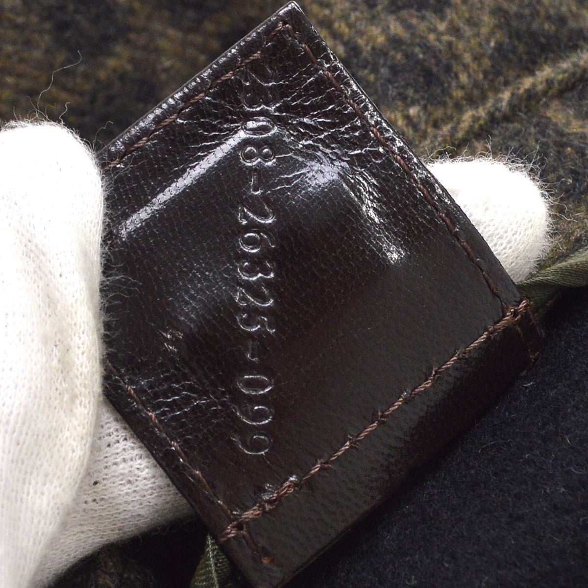 Fendi Brown Wool Mamma Baguette Handbag