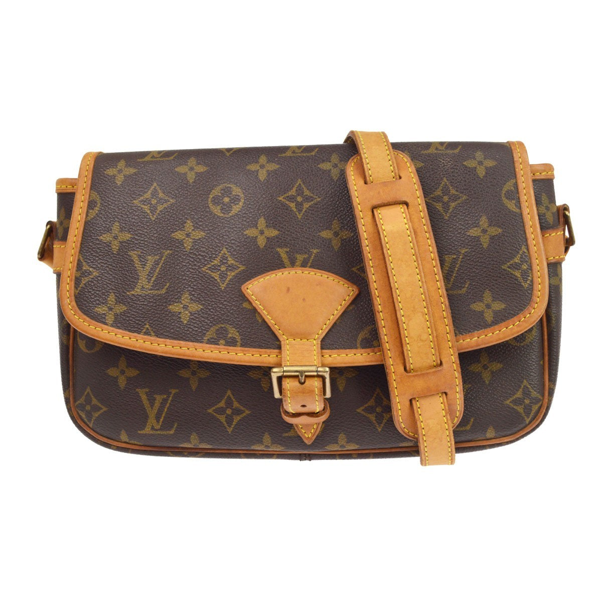 Borsa Louis Vuitton Sologne Vintage in Tela Monogram Marrone