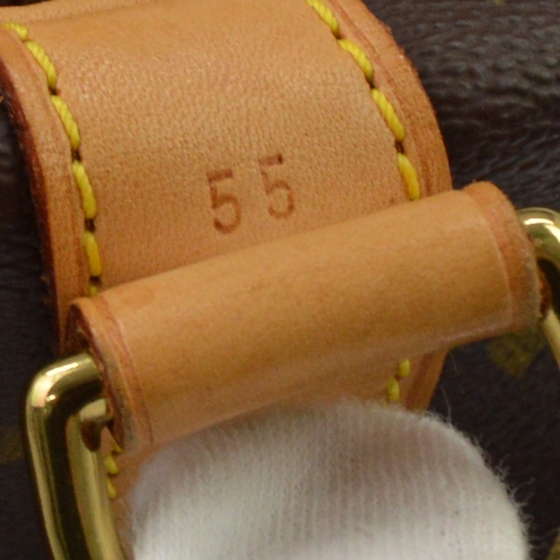 Borsa Louis Vuitton Monogram Keepall Bandouliere 55 Vintage in Monogram Canvas Marrone