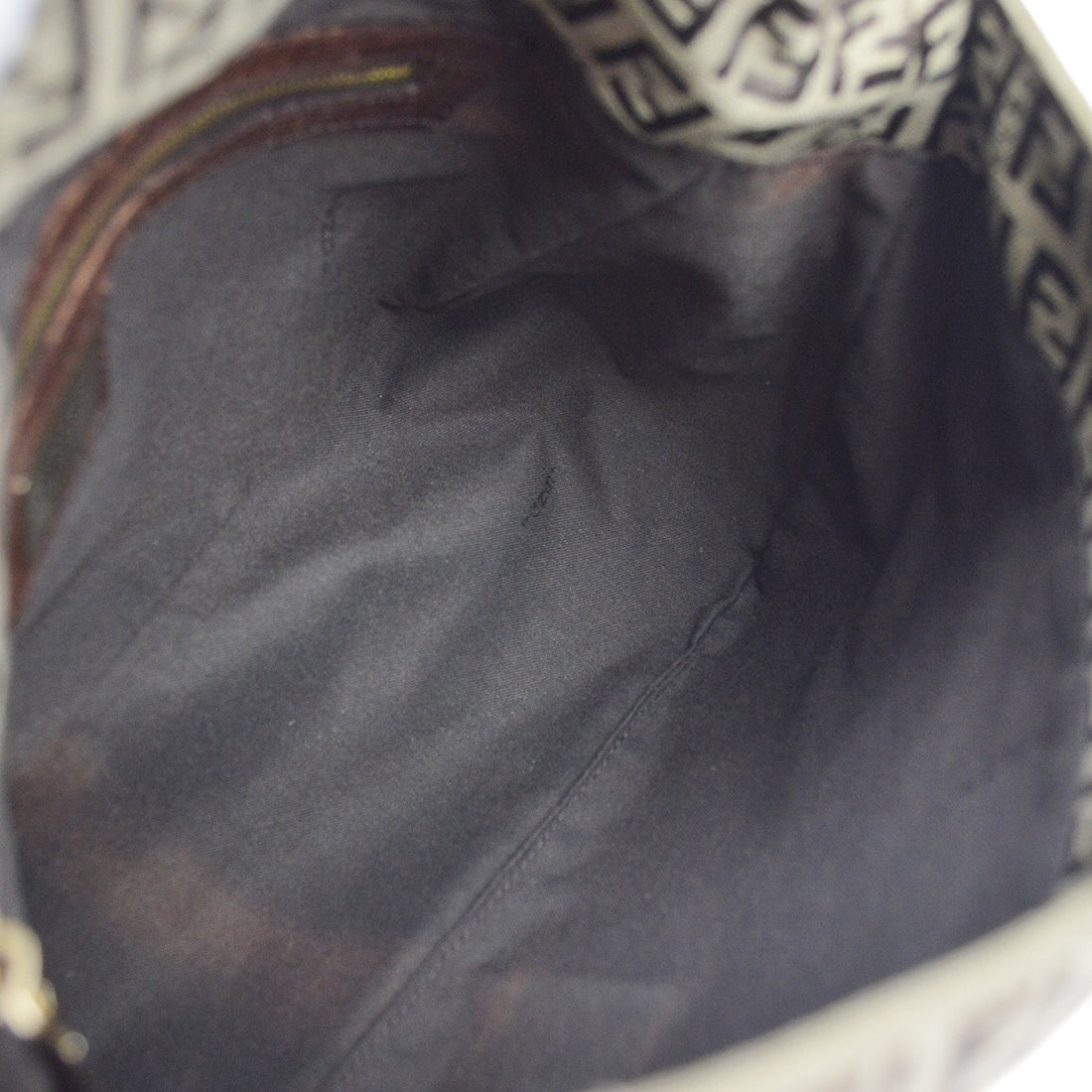 Borsa Fendi Brown Zucchino Mamma Baguette Handbag Vintage in Zucchino Canvas Marrone