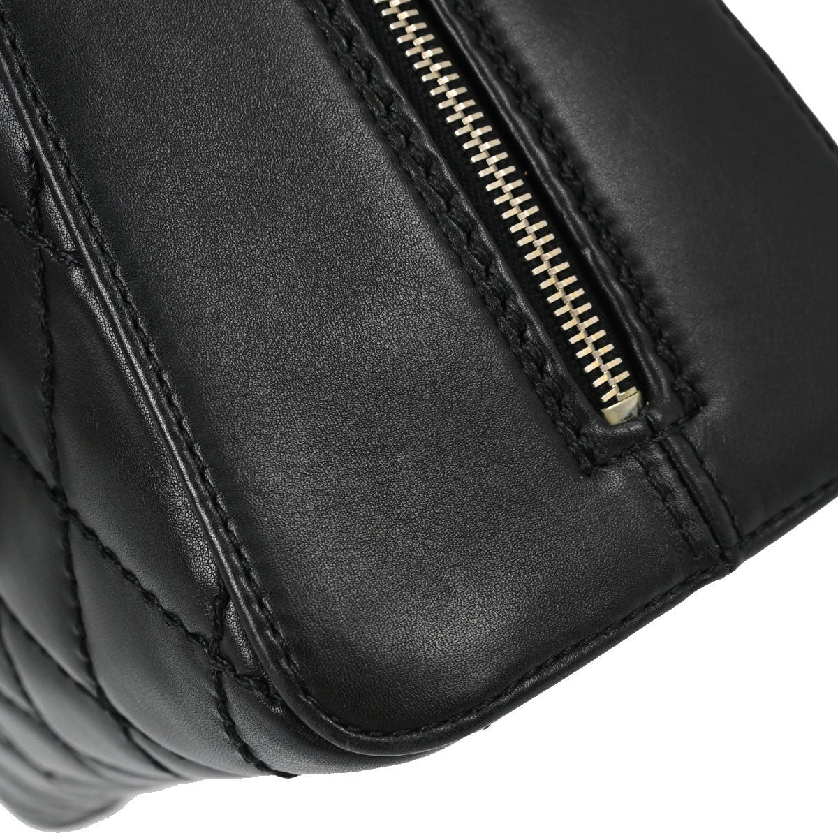 Borsa Chanel Wild Stitch Vintage in Pelle di Vitello Nera