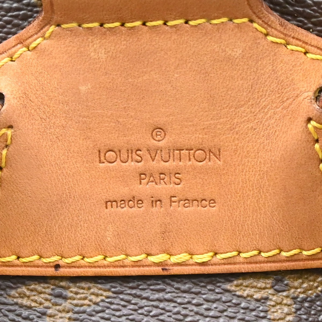 Zaino Louis Vuitton Montsouris MM Vintage in Tela Monogram