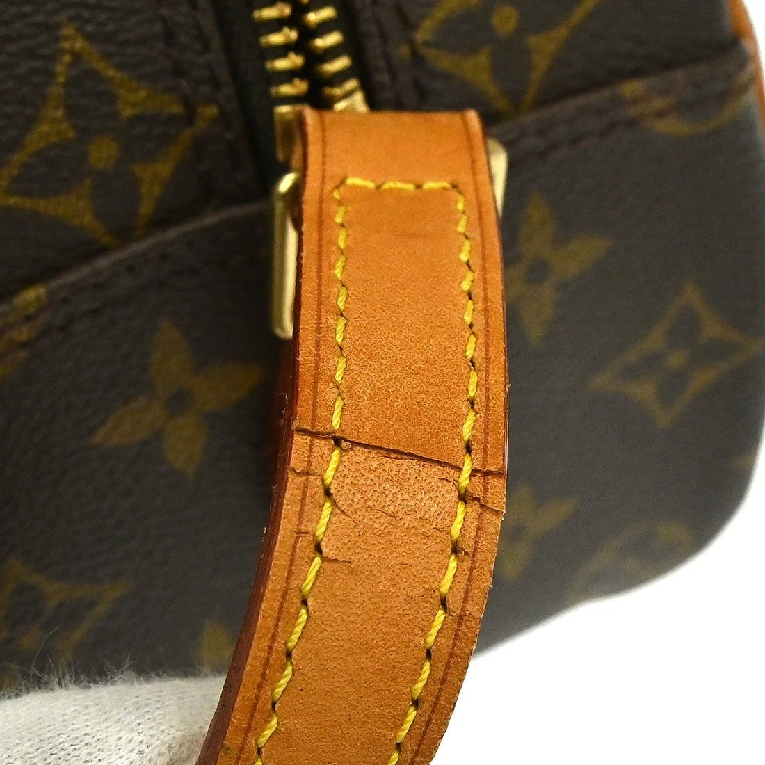 Borsa Louis Vuitton Monogram Blois Crossbody Bag Vintage in Monogram Canvas, Leather Marrone