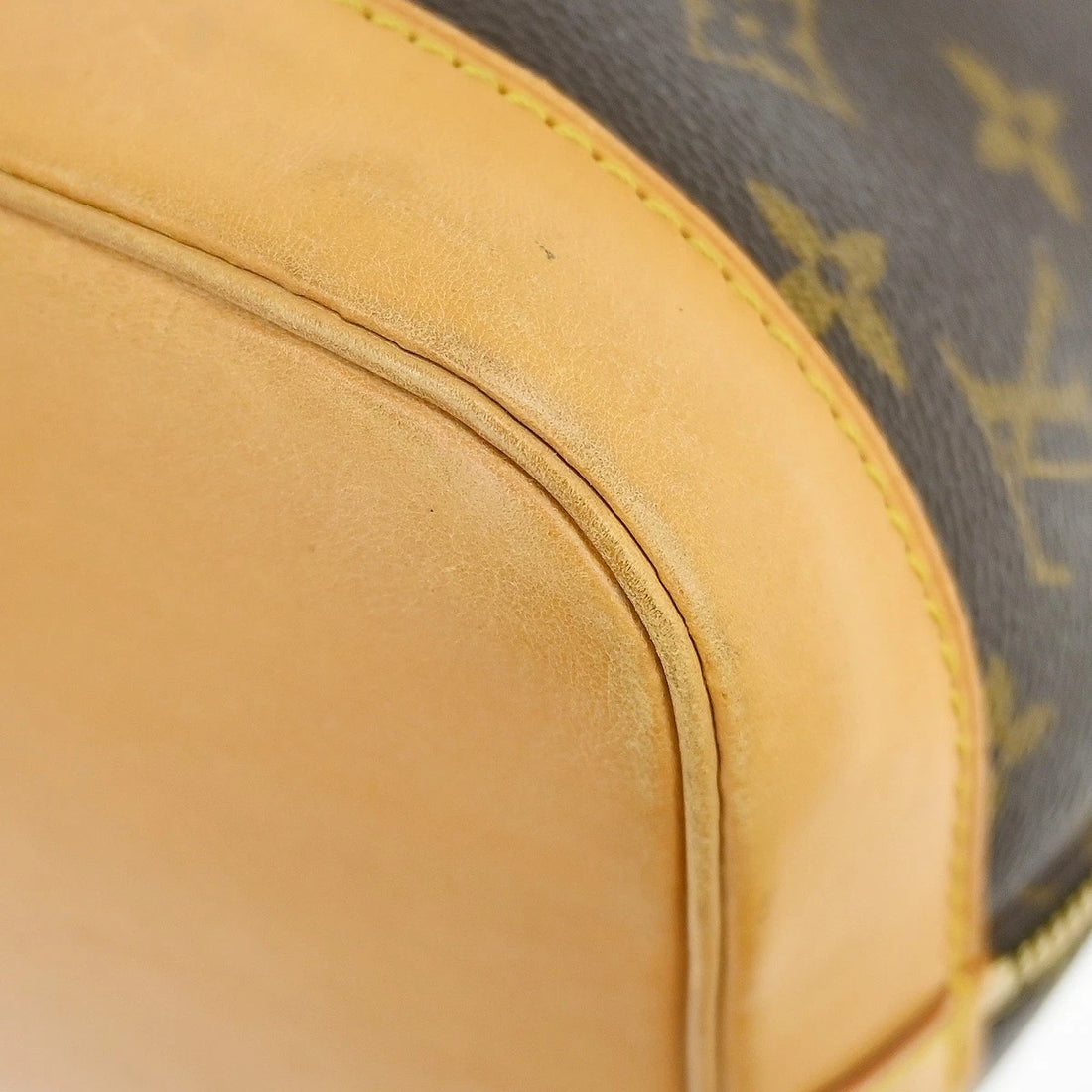 Borsa Louis Vuitton Alma Handbag Vintage in Monogram Canvas Marrone