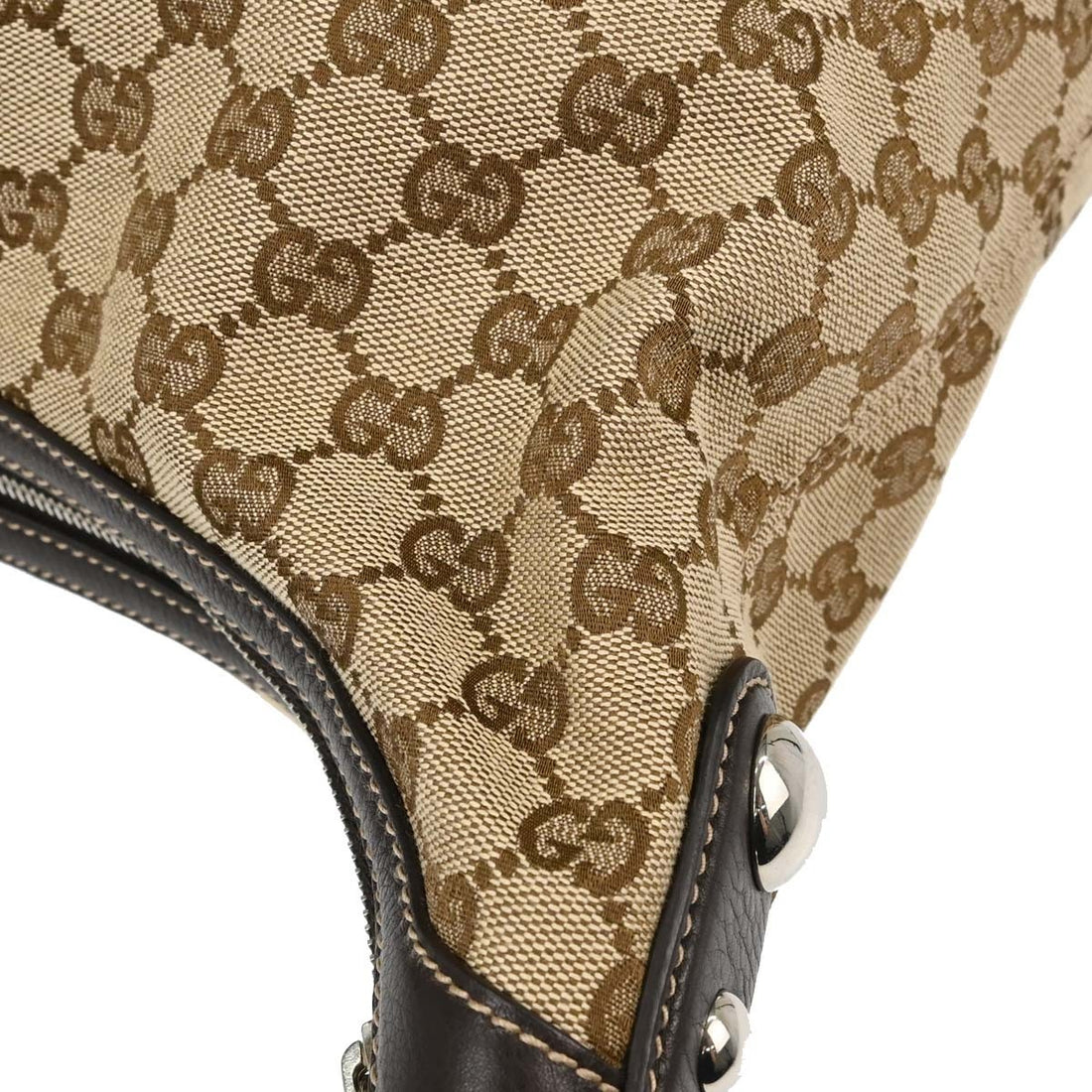 Borsa Gucci Hobo GG 2 Vie Vintage in Tela Beige