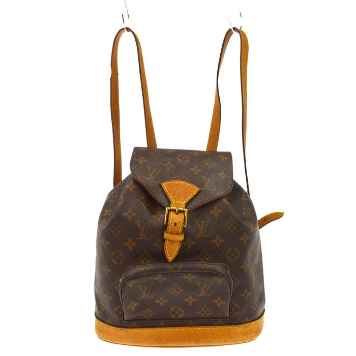 Zaino Louis Vuitton Montsouris MM Vintage in Tela Monogram