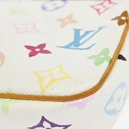Louis Vuitton White Multicolor Pochette Accessoires