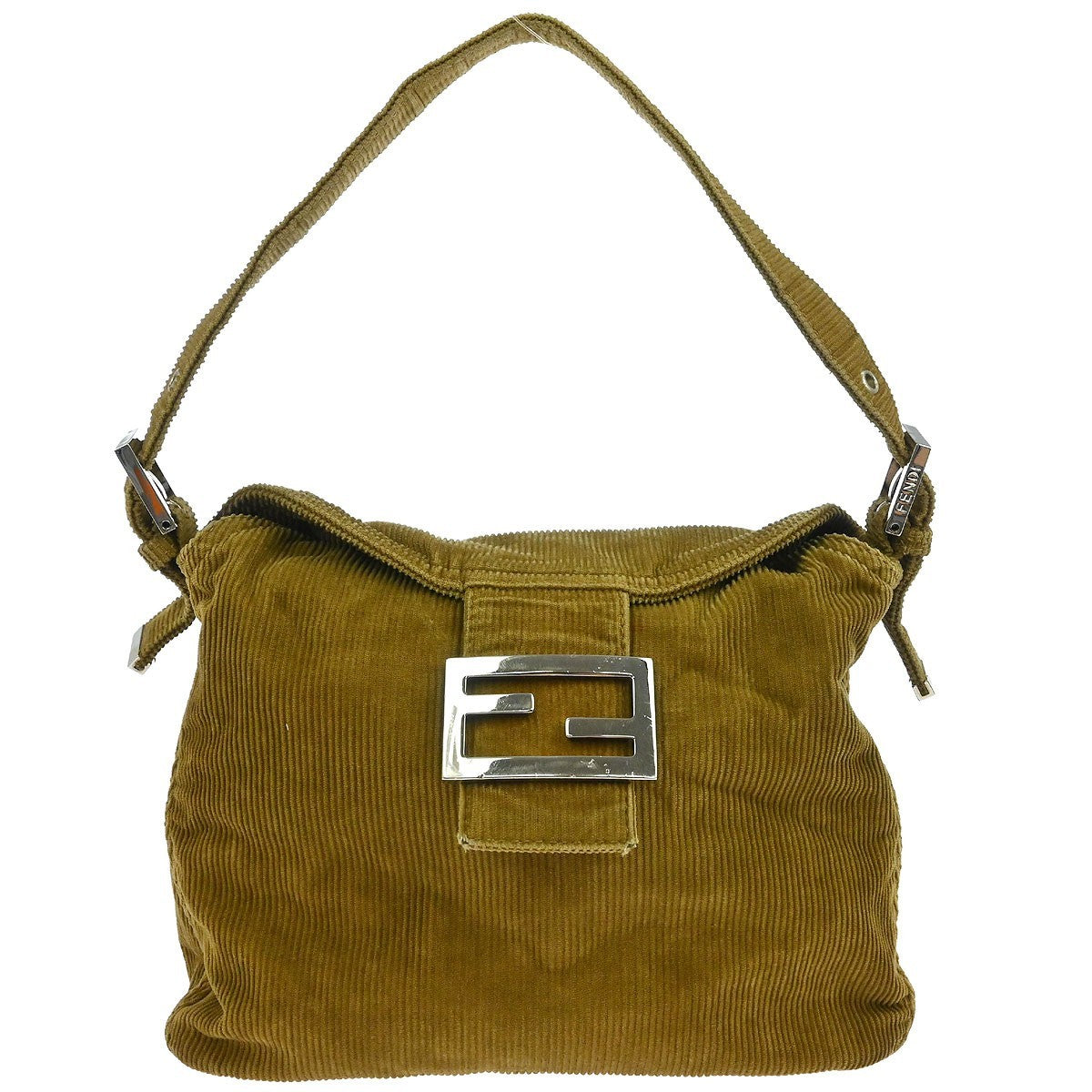Borsa Fendi vintage a mano in cotone marrone
