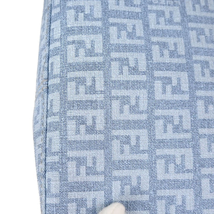 Borsa Fendi Zucchino Vintage in Tela Blu