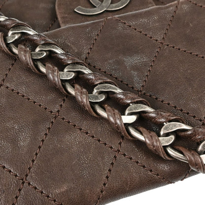 Chanel Brown Calfskin Modern Chain Handbag
