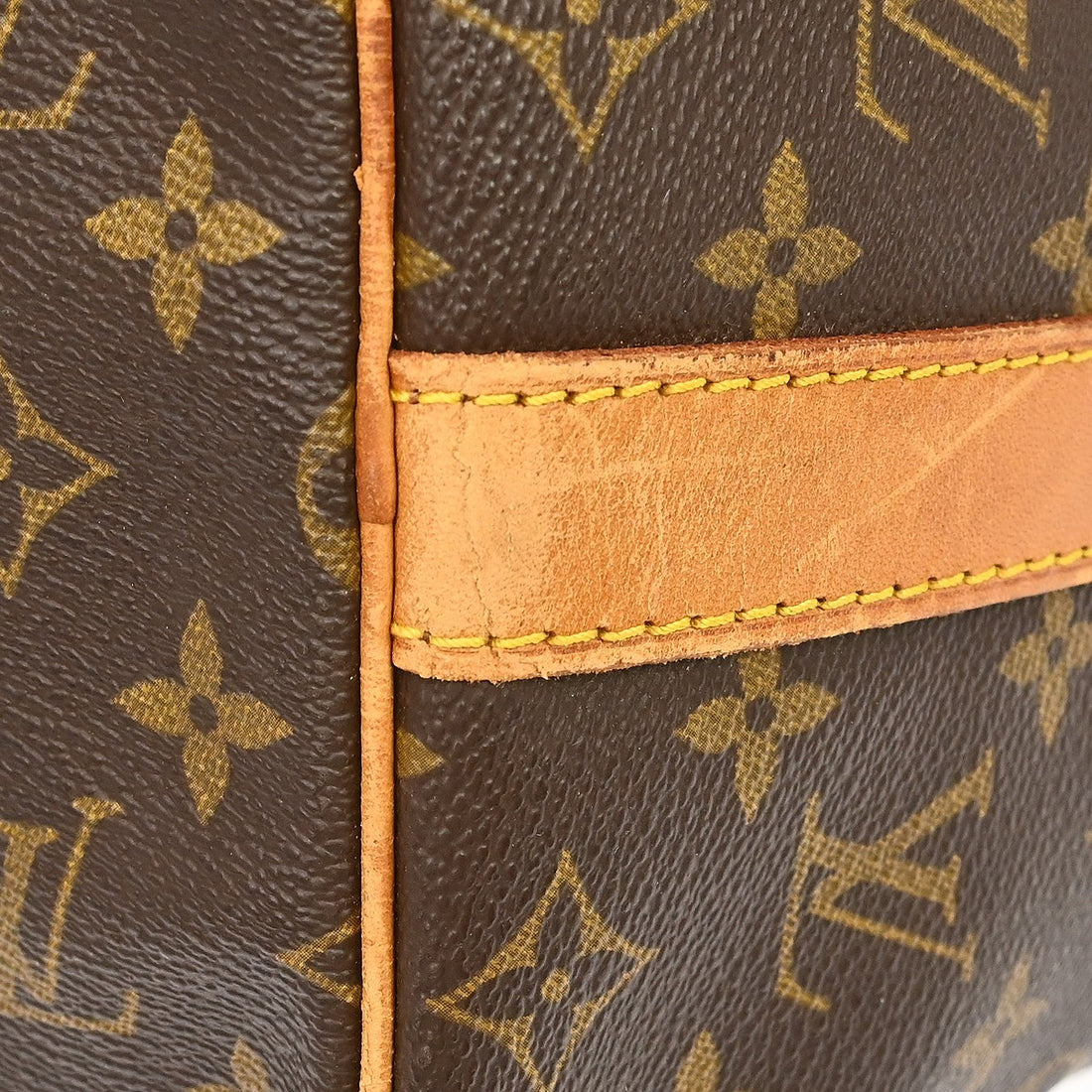 Borsa Louis Vuitton Keepall Bandoulière 45 Vintage in Tela Monogram