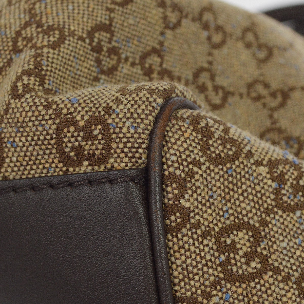 Gucci Brown Sukey GG Tote Bag
