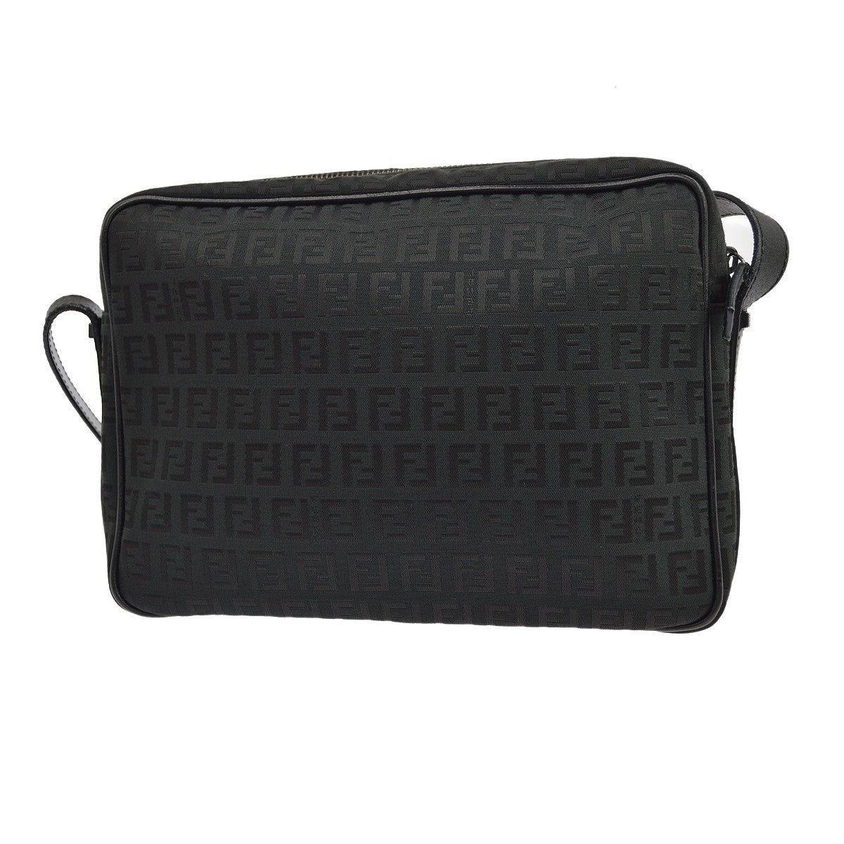 Fendi Black Zucchino Shoulder Bag