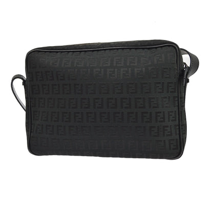 Fendi Black Zucchino Shoulder Bag