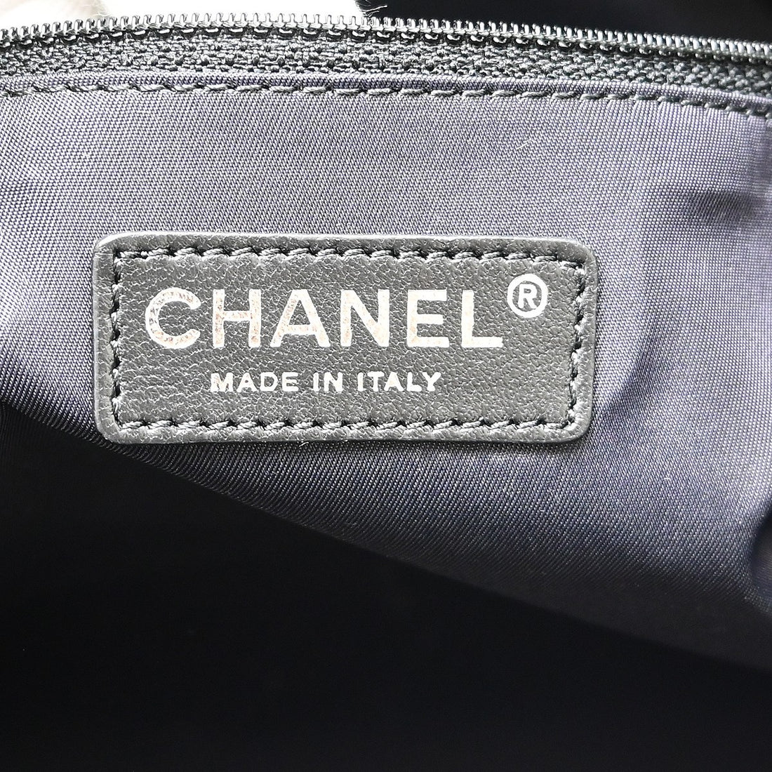 Chanel Paris-Biarritz MM in Tela Spalmata Nero Vintage