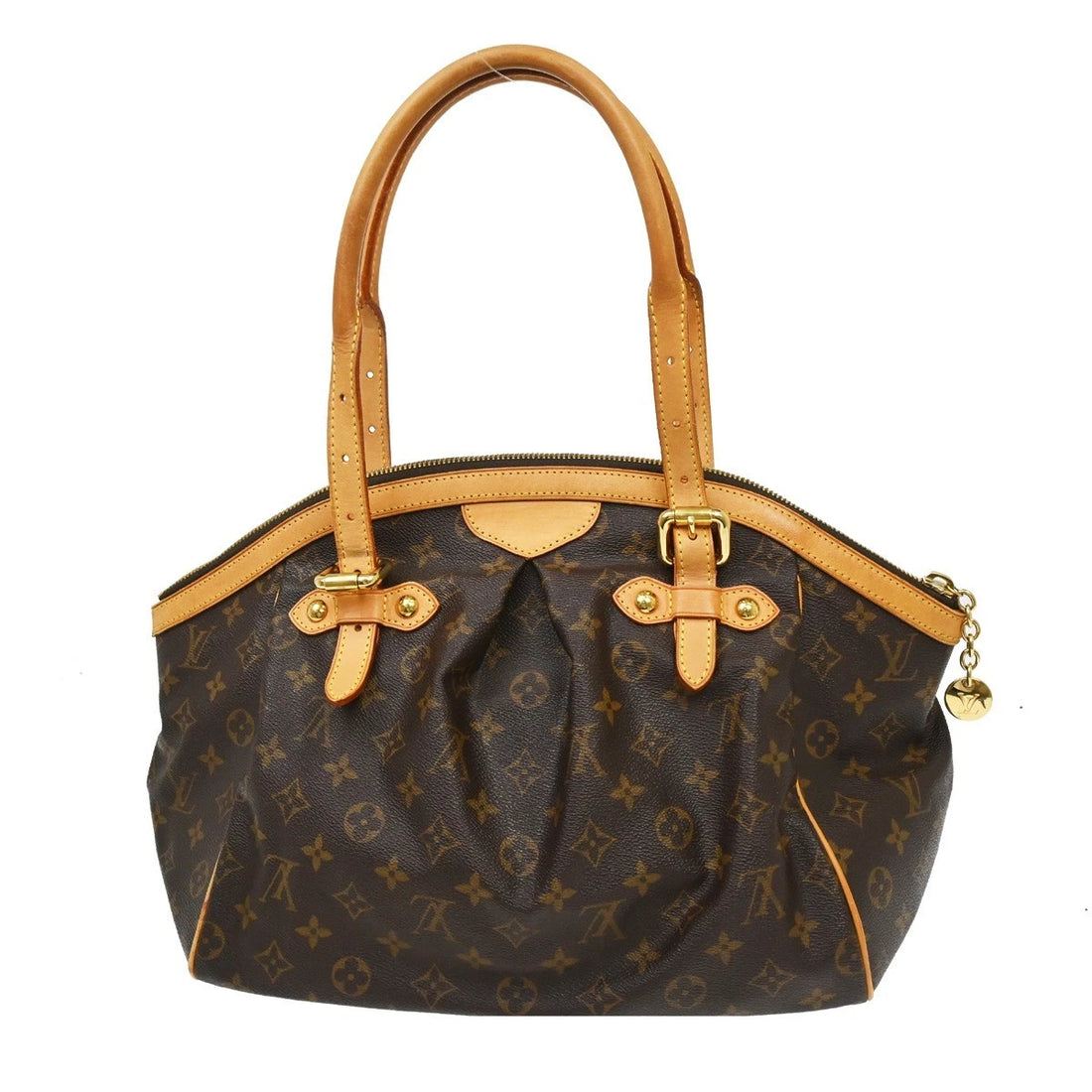 Borsa Louis Vuitton Monogram Tivoli GM Handbag Vintage in Monogram Canvas, Leather Marrone