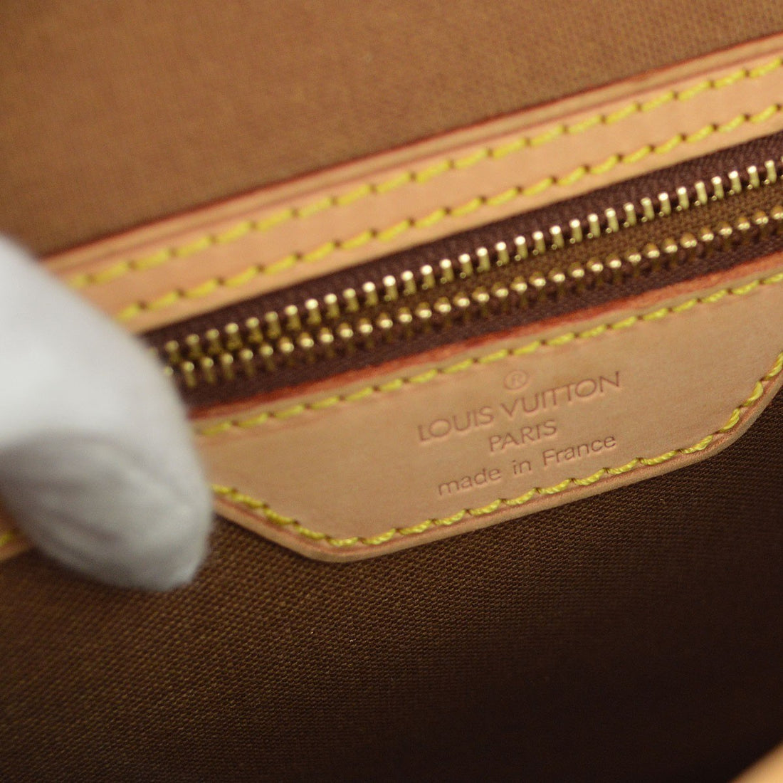 Borsa Louis Vuitton Sologne Vintage in Tela Monogram e Pelle Marrone