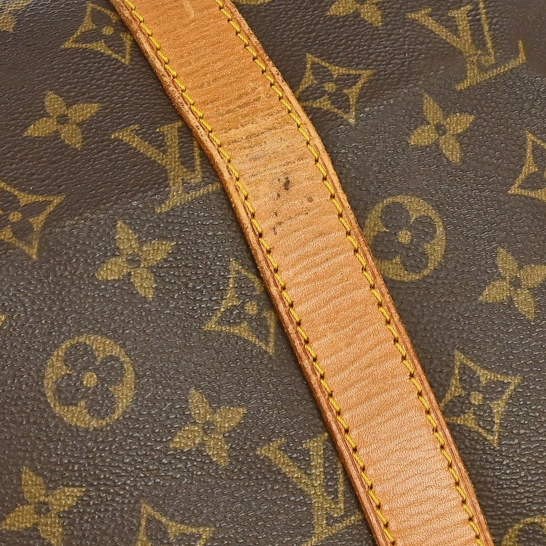 Borsa Louis Vuitton Keepall Bandoulière 45 Vintage in Tela Monogram