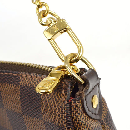 Louis Vuitton Damier Eva 2way Chain Handbag
