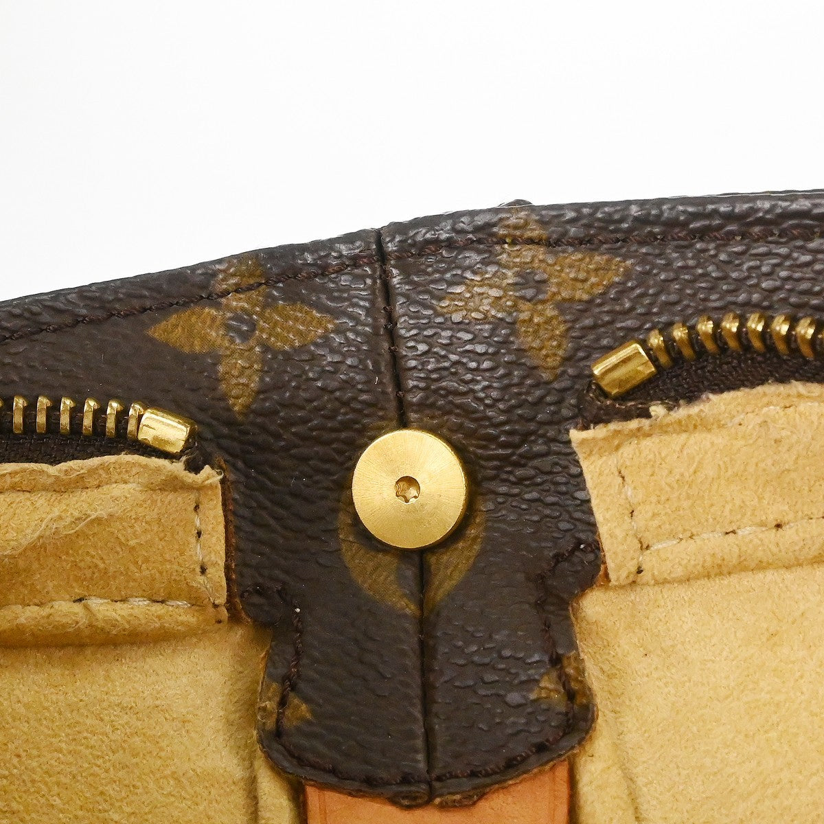 Borsa Louis Vuitton Looping GM Vintage in Tela Monogram Marrone