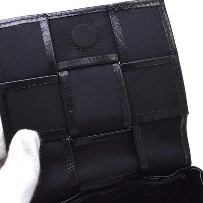 Bottega Veneta Black Intrecciato Candy Cassette Mini Shoulder Bag