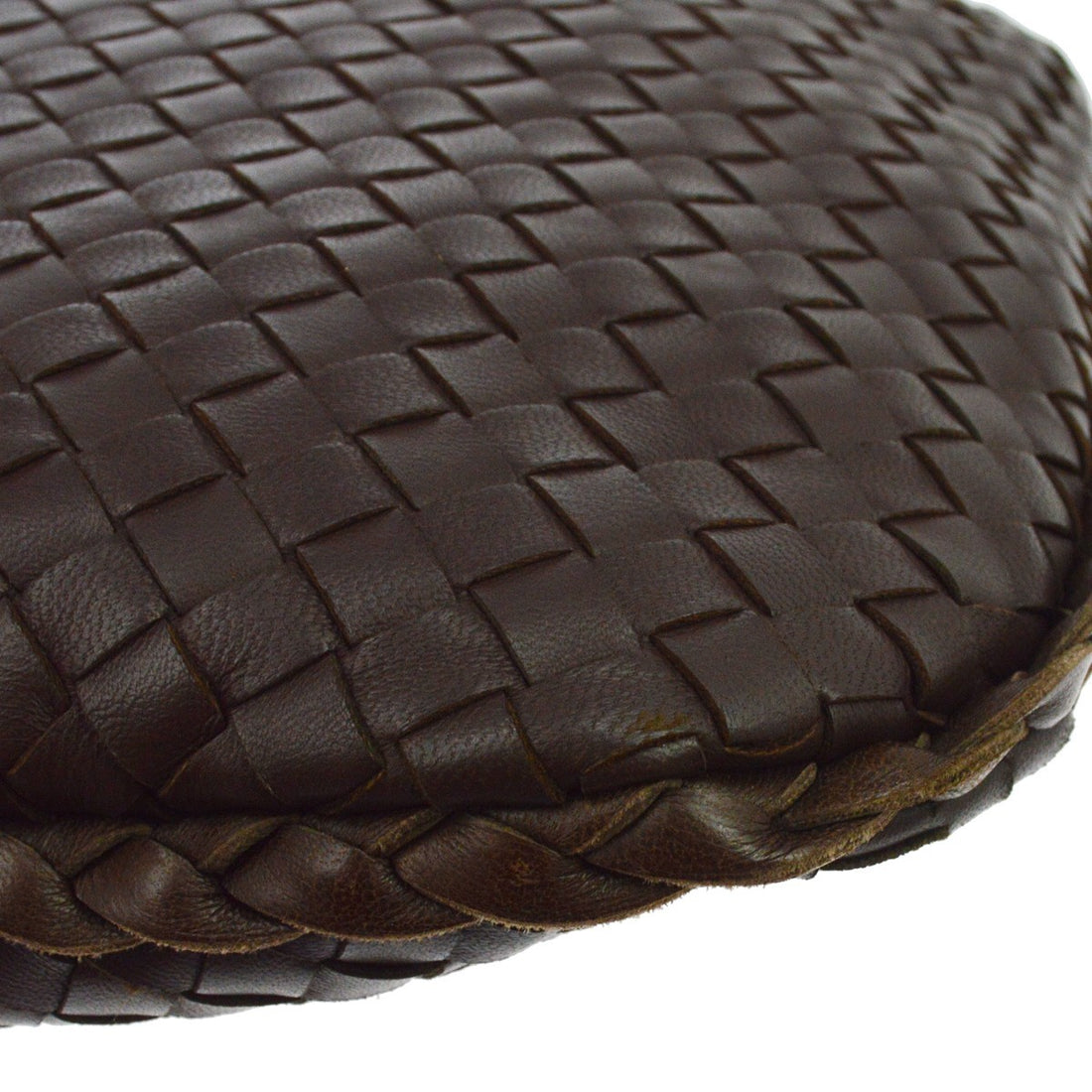 Borsa Bottega Veneta Brown Lambskin Intrecciato Hobo Handbag Vintage in Pelle Intrecciato Marrone