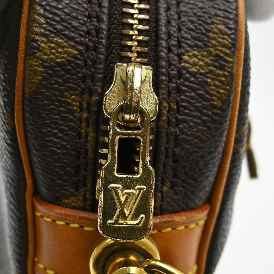 Pochette Louis Vuitton Marly Dragonne GM Vintage in Tela Monogram