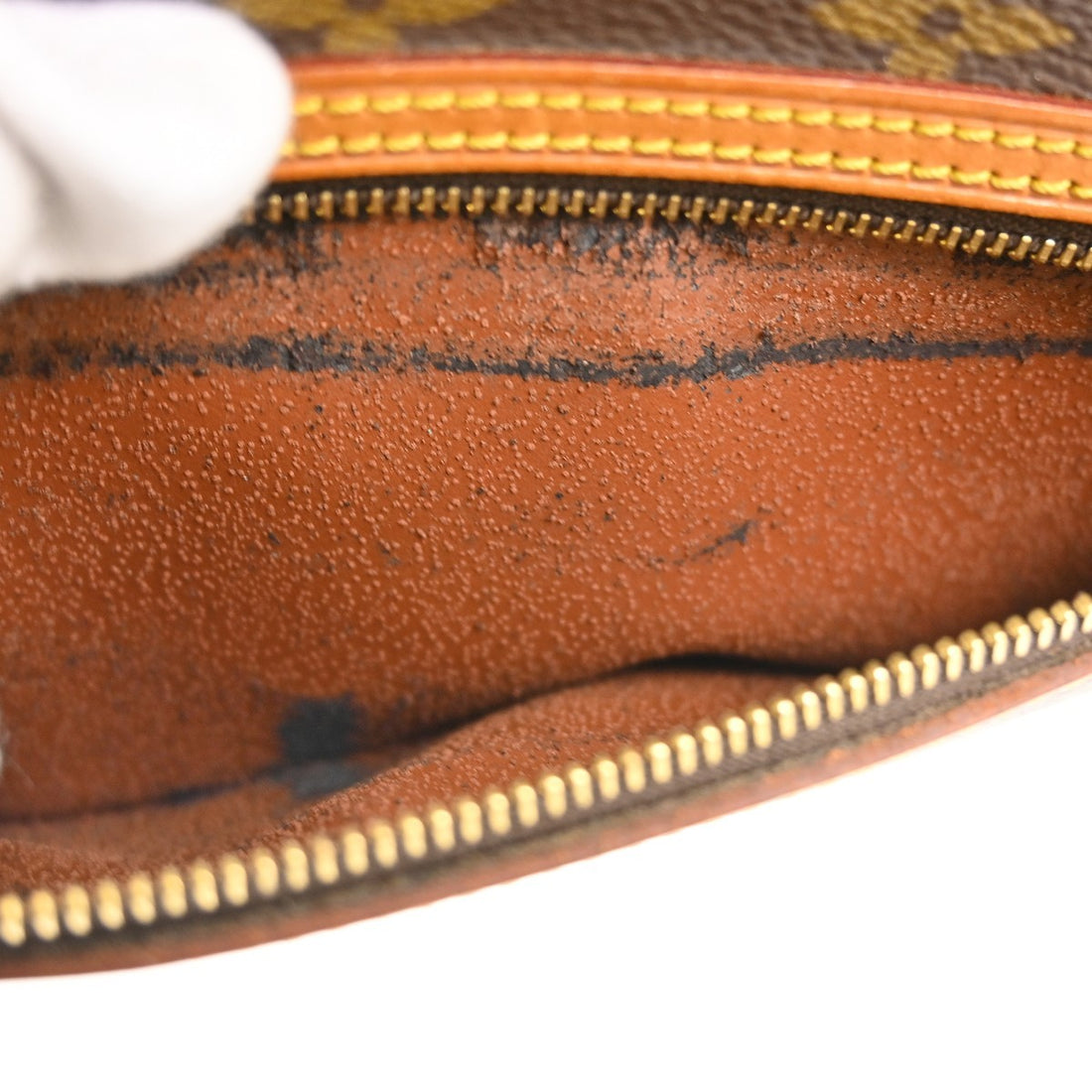 Pochette Louis Vuitton Marly Dragonne GM Vintage in Tela Monogram