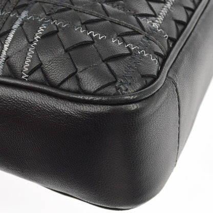 Bottega Veneta Intrecciato Briefcase Vintage in Pelle Nera