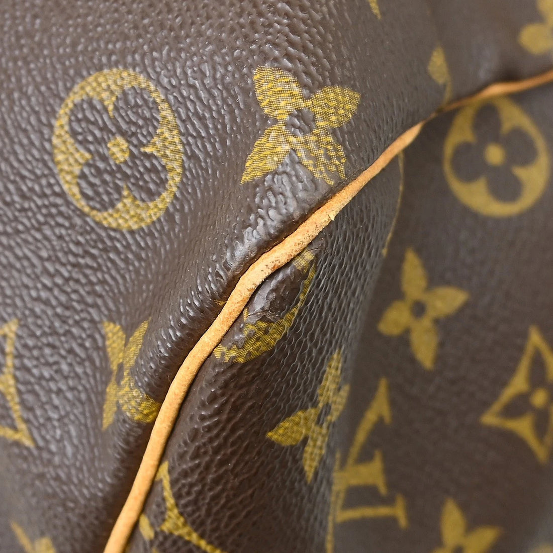 Borsa Louis Vuitton Monogram Keepall Bandouliere 60 Bag Vintage in Monogram Canvas, Leather Marrone
