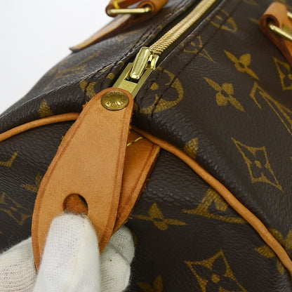 Louis Vuitton Speedy 35 Handbag Purse Monogram Iconica