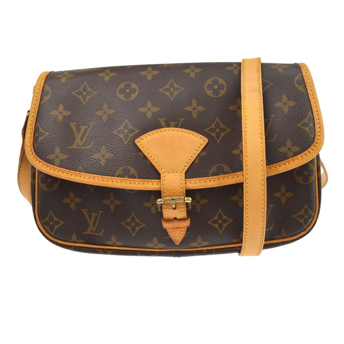 Borsa Louis Vuitton Sologne Vintage in Tela Monogram e Pelle Marrone