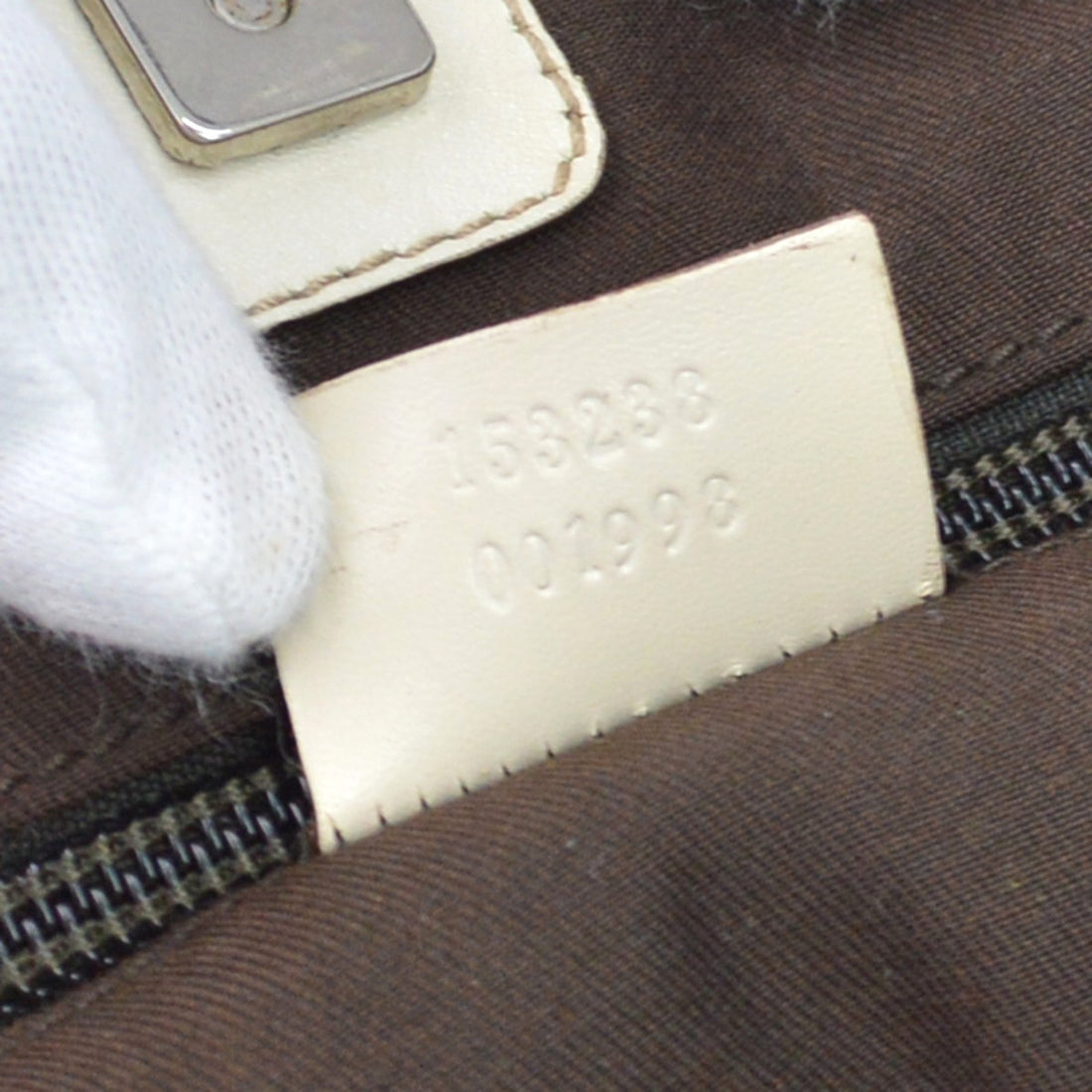 Borsa Gucci GG Tote Vintage in Tela Beige