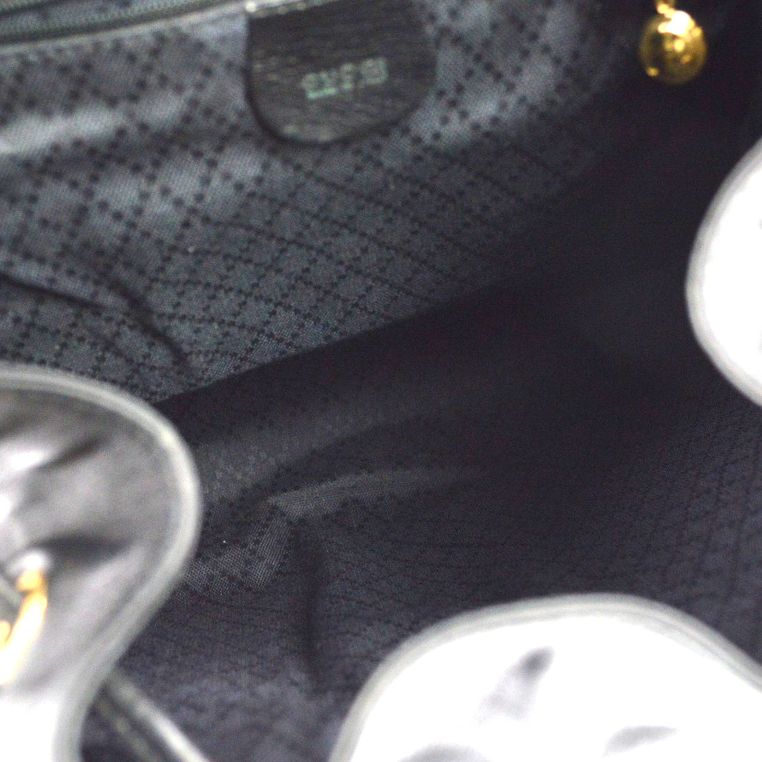 Zaino Gucci Bamboo Vintage in Pelle Nera
