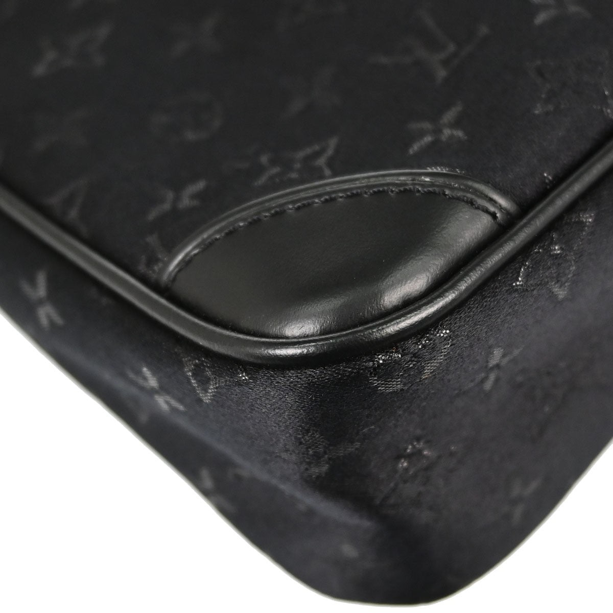 Borsa Louis Vuitton Little Boulogne Vintage in Raso Monogram Nera