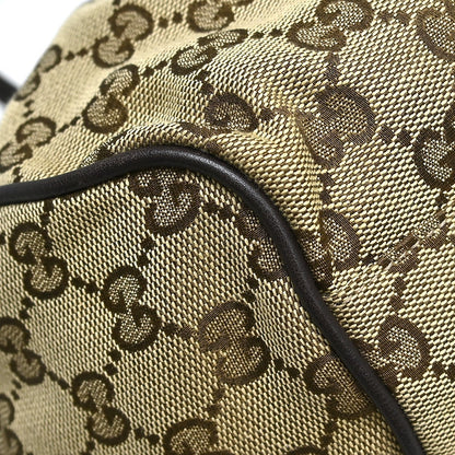 Gucci Beige Canvas GG Tote 2way Handbag Vintage