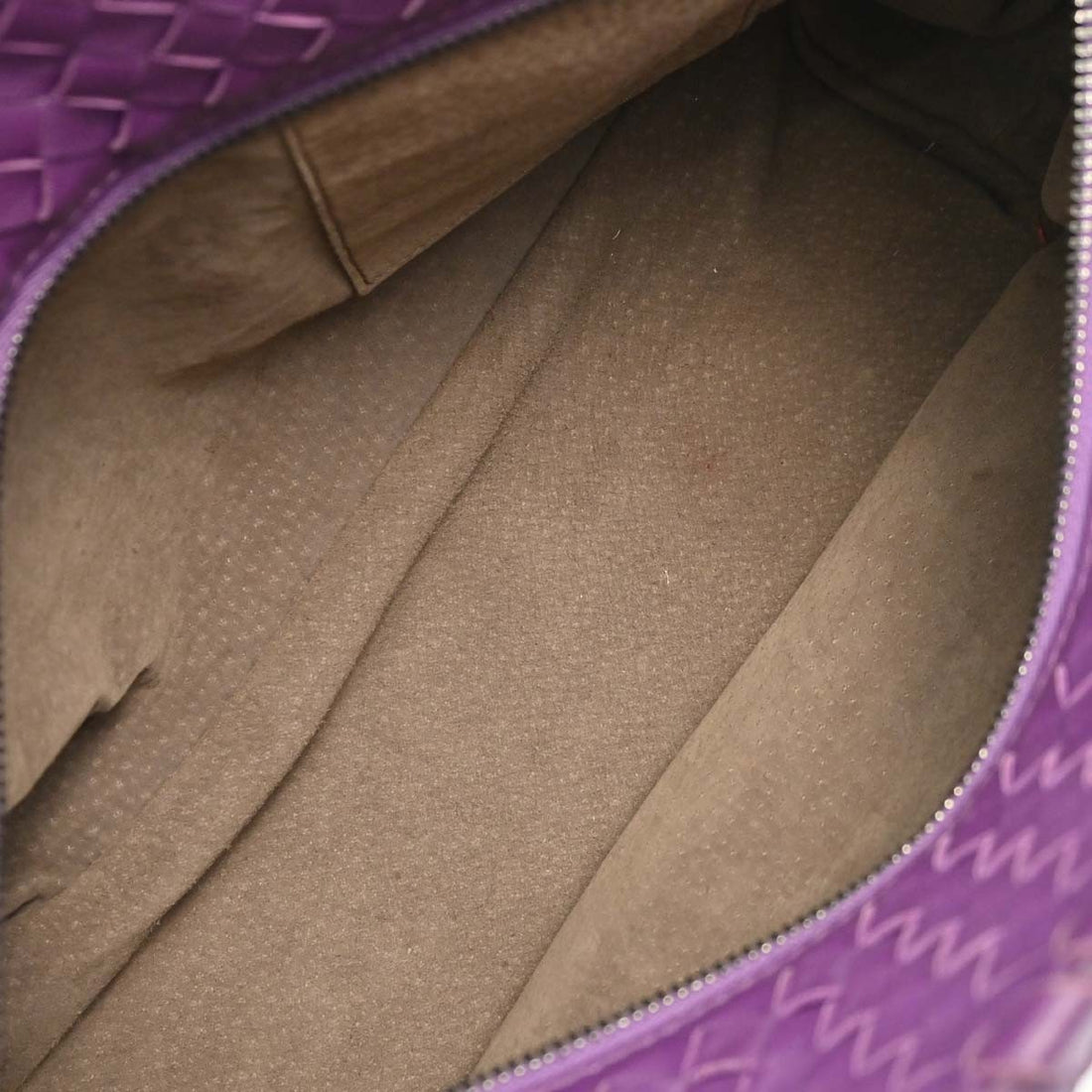 Borsa Bottega Veneta Cesta Intrecciato Vintage in Pelle Viola