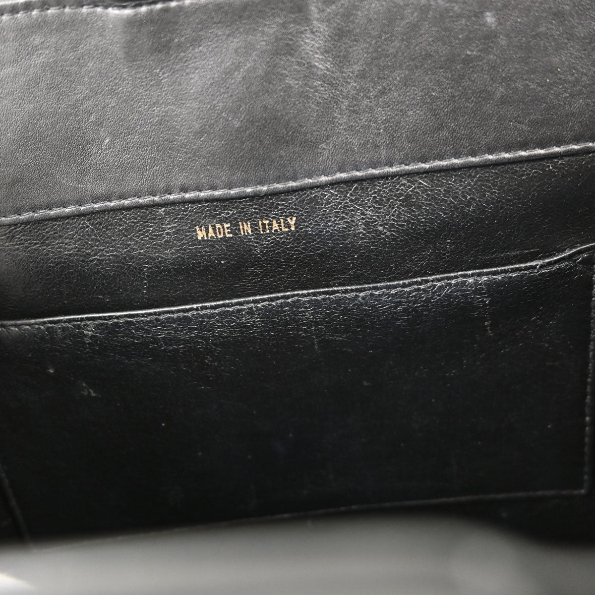 Borsa Chanel Tortoiseshell Vintage in Pelle di Vitello Nera