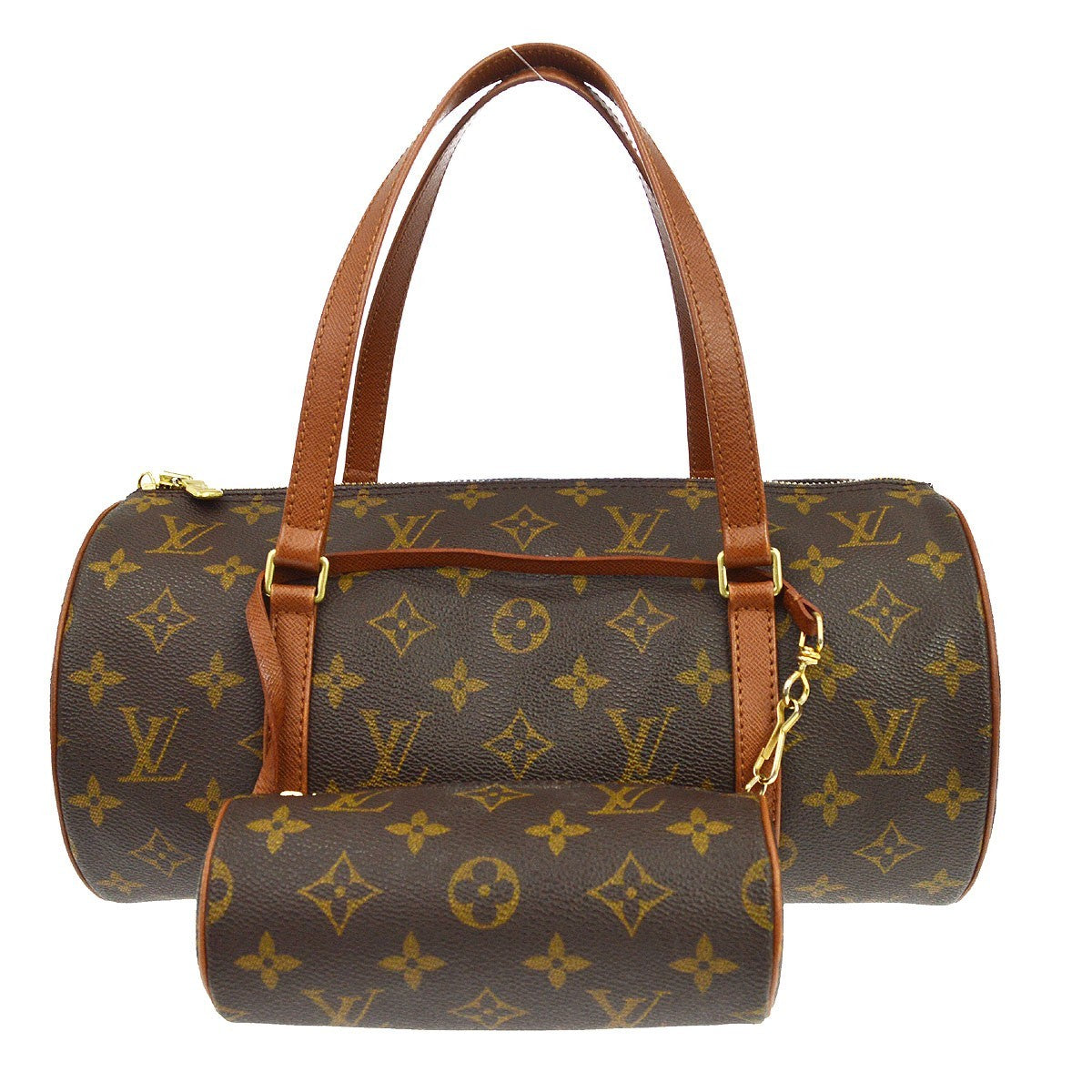 Louis Vuitton Papillon 30 Handbag Purse Monogram Vintage
